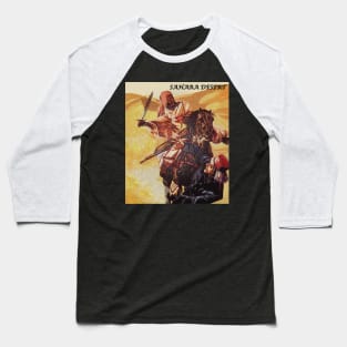 Sahara Desert - Thundering Hooves (Unique Art) Baseball T-Shirt